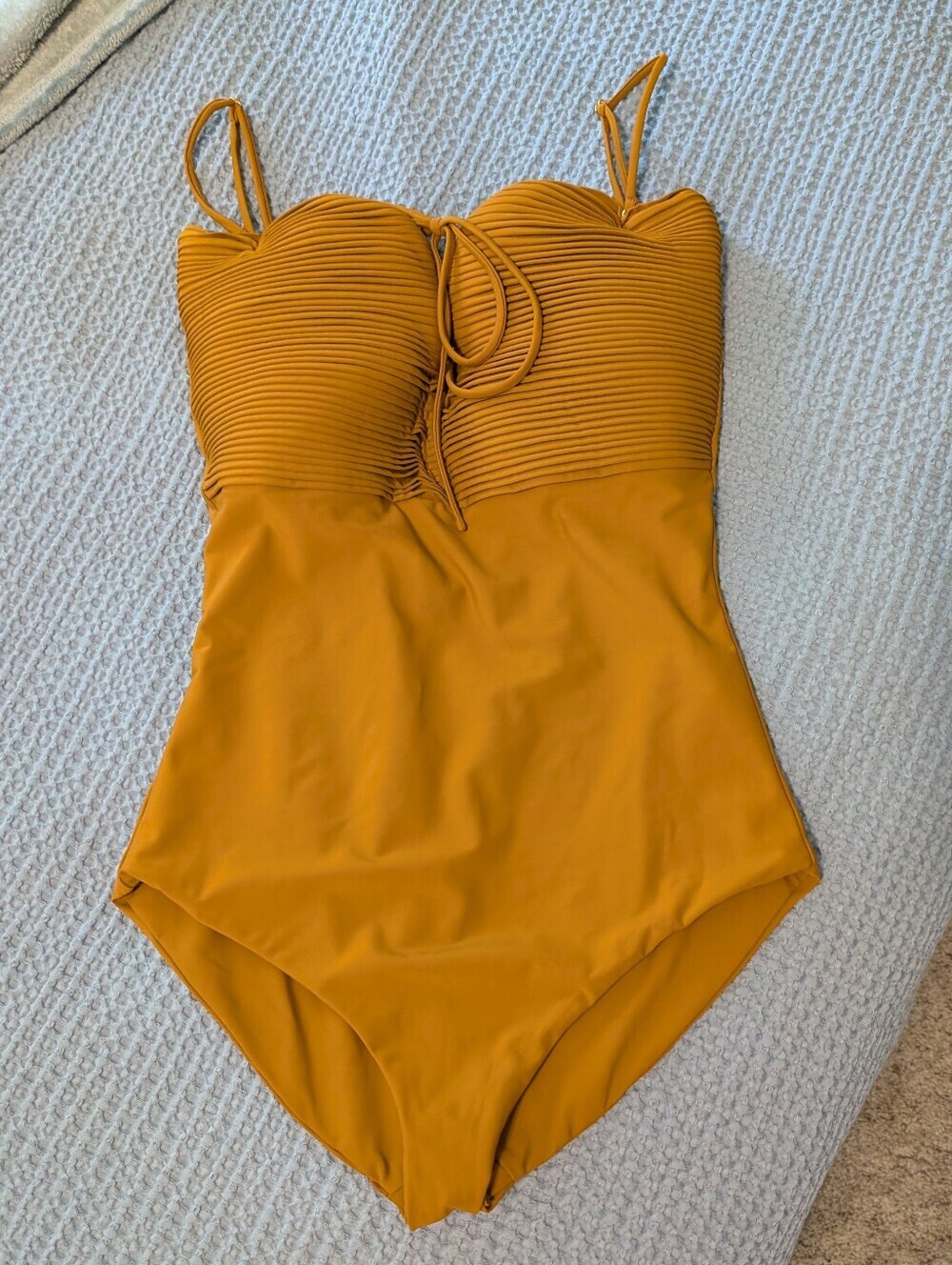 Juan de Dios Costa Careyes Acordeon One Piece Swim Suit Designer Bathing Suit 8 - Picture 5 of 9